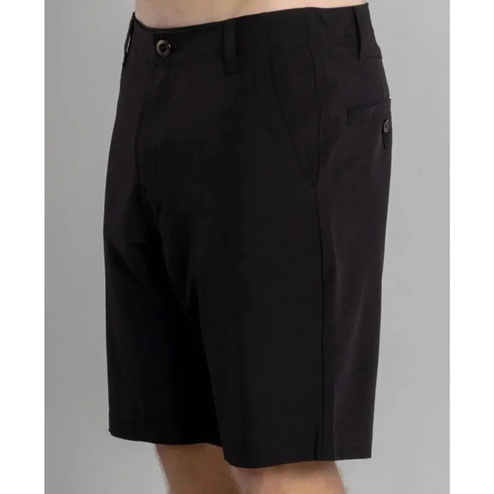 New Volcom Kerosene Hybrid Water Repellent Shorts 38” Black NWT